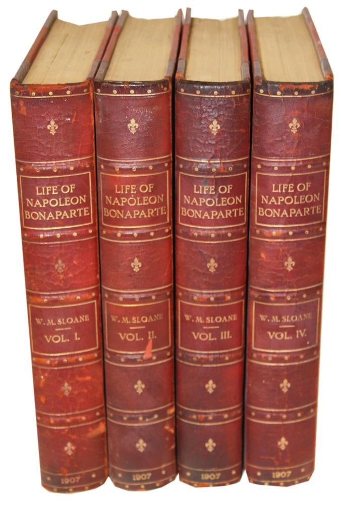 William Milligan Sloane, Life of Napoleon Bonaparte, 1908: Sloane, William Milligan. Life of Napoleon Bonaparte. The Century Co, 1908. Provenance: Estate of the late Joseph W. Haley, of Pride's Crossing, Massachusetts.