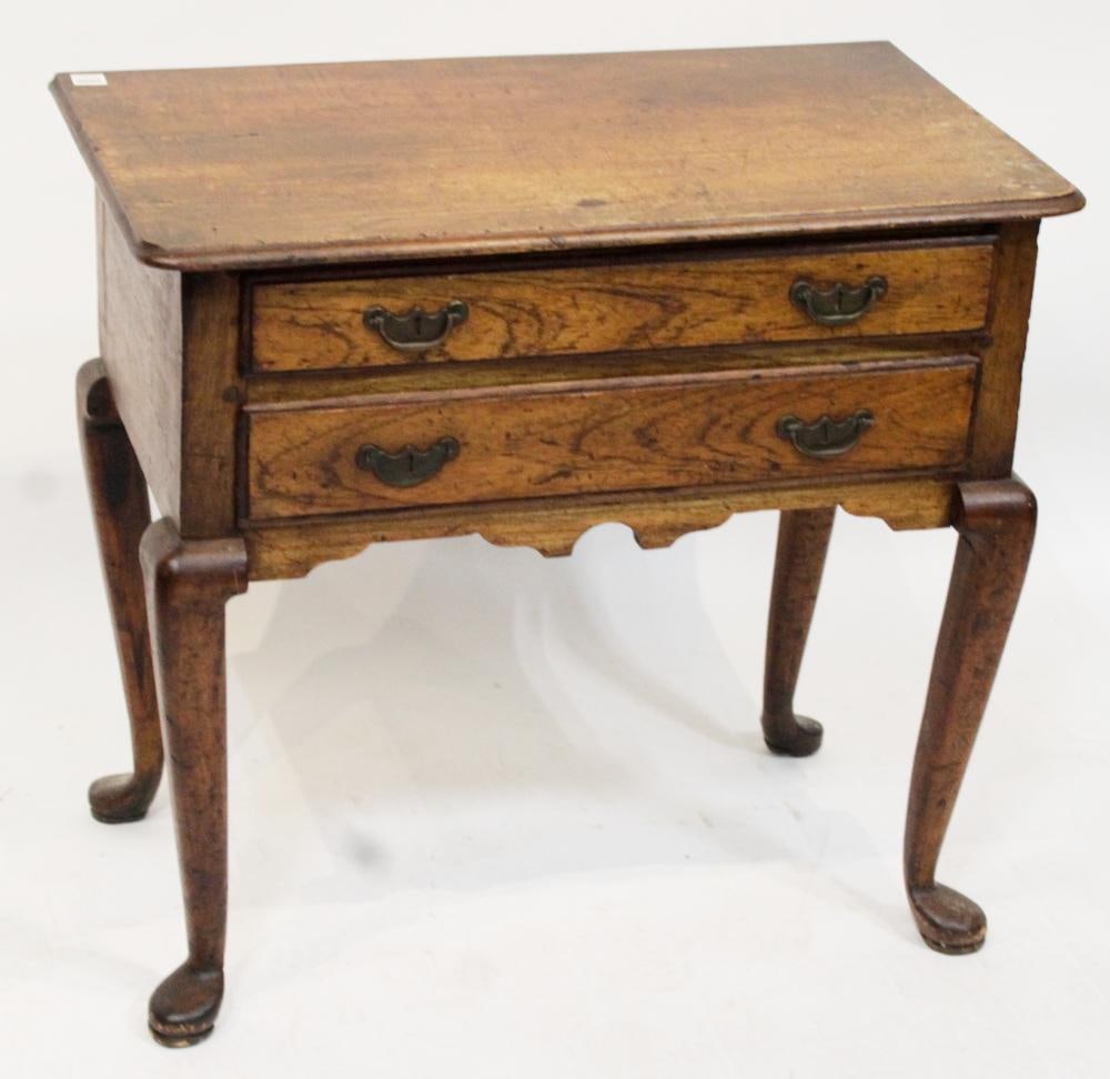 Antique British Two-Drawer Lowboy - 2