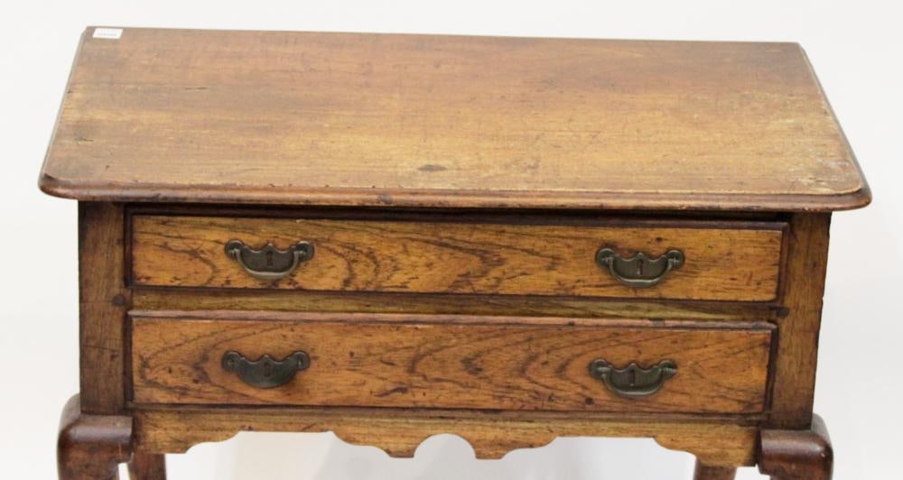 Antique British Two-Drawer Lowboy - 4
