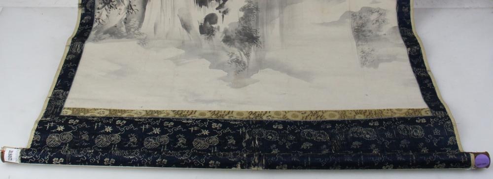 Old Chinese Painted Scroll - 5
