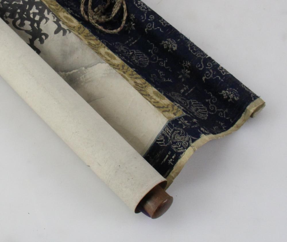 Old Chinese Painted Scroll - 7