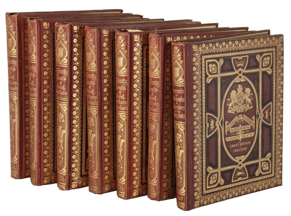 County Seats of Great Britain and Ireland: County Seats of Great Britain and Ireland. Provenance: Estate of the late Joseph W. Haley, of Pride's Crossing, Massachusetts.