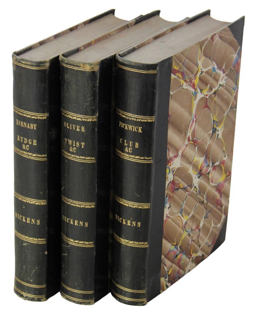 Charles Dickens, 1848, (3) Volumes: Charles Dickens, 1848, (3) volumes. Provenance: Estate of the late Joseph W. Haley, of Pride's Crossing, Massachusetts.