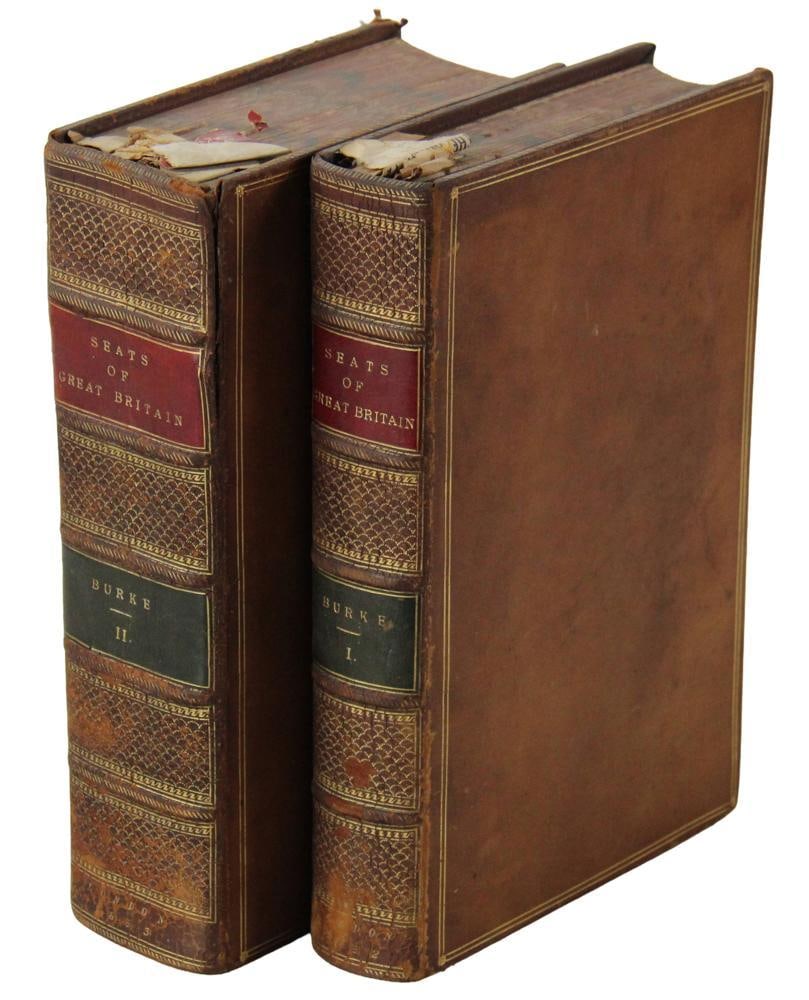 The Seats and Arms of Great Britian, 1852, (2) Volumes: The Seats and Arms of Great Britain, 1852, (2) volumes. Provenance: Estate of the late Joseph W. Haley, of Pride's Crossing, Massachusetts.