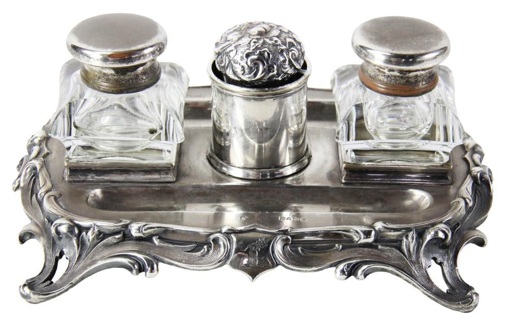 English Silver Inkstand (1 of 12)