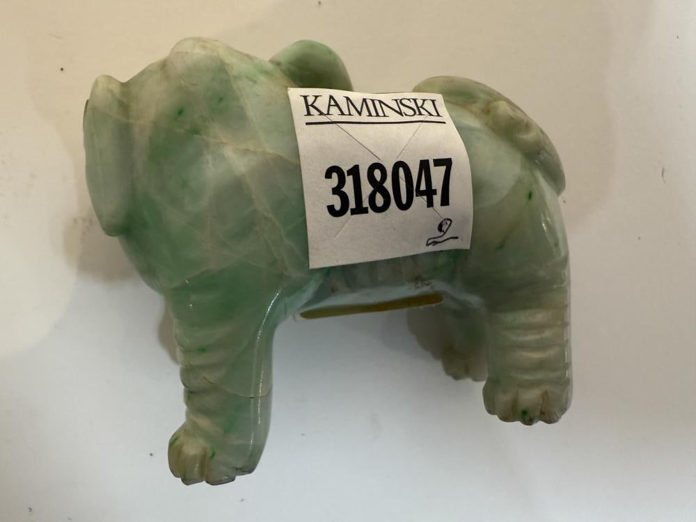 Chinese Jade Foo Dog on Stand - 2