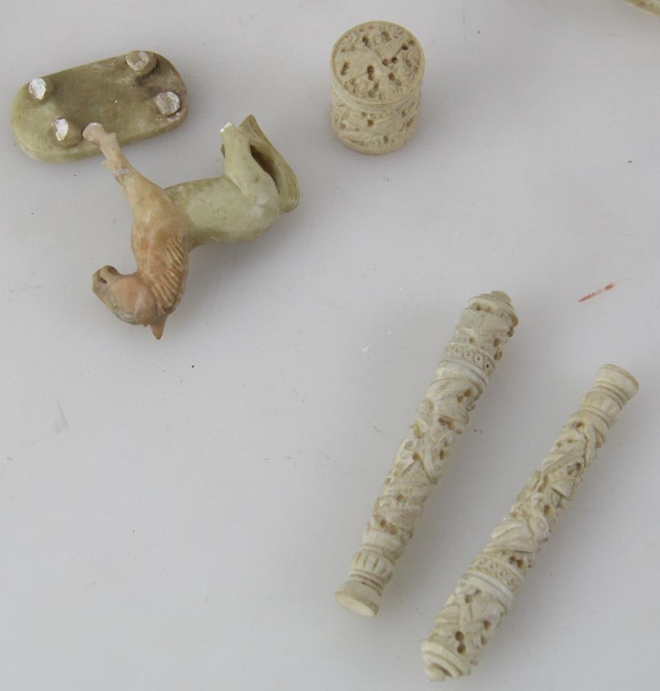 Carved Bone Animals - 12