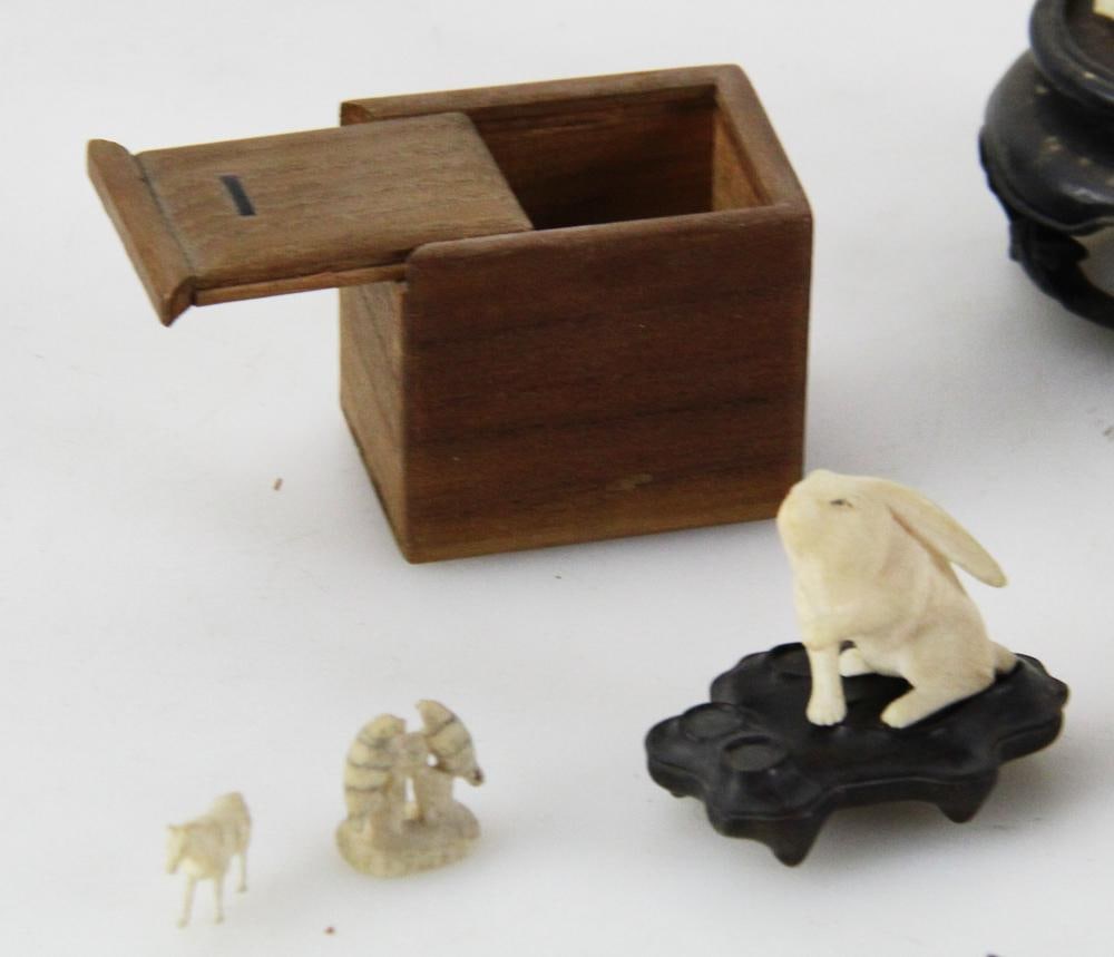 Carved Bone Animals - 3