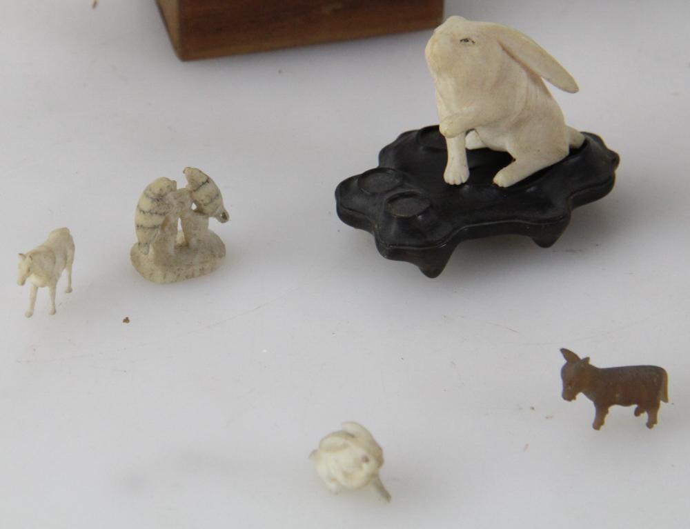 Carved Bone Animals - 4