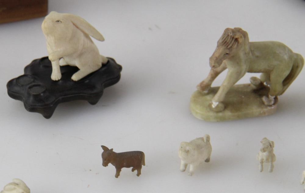 Carved Bone Animals - 5