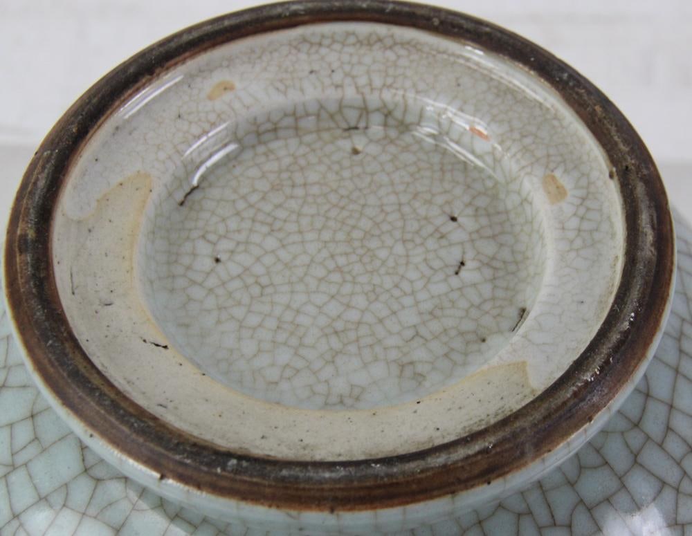 19thC Chinese Crackle Vase - 11