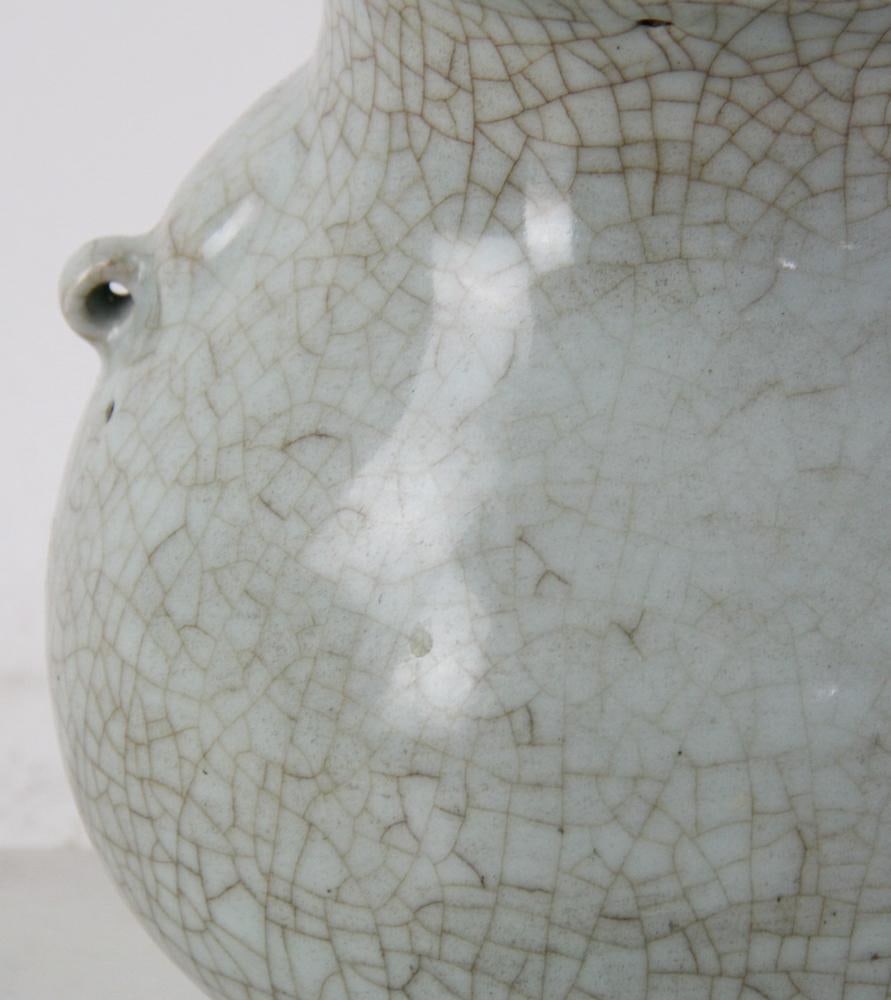 19thC Chinese Crackle Vase - 4