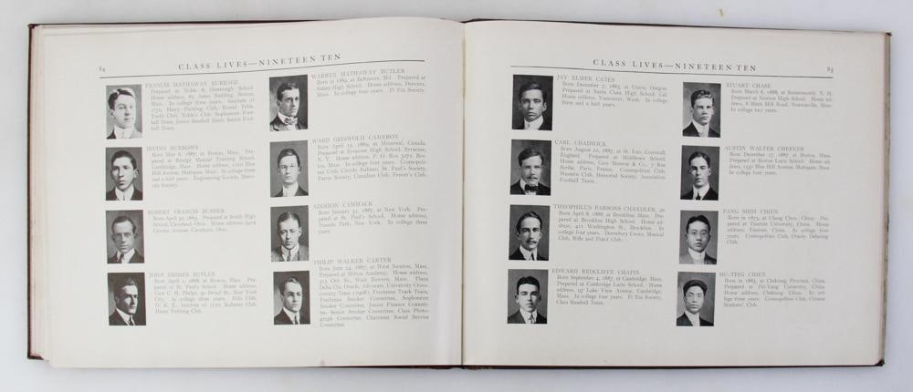 Harvard Class Album, 1910 - 12