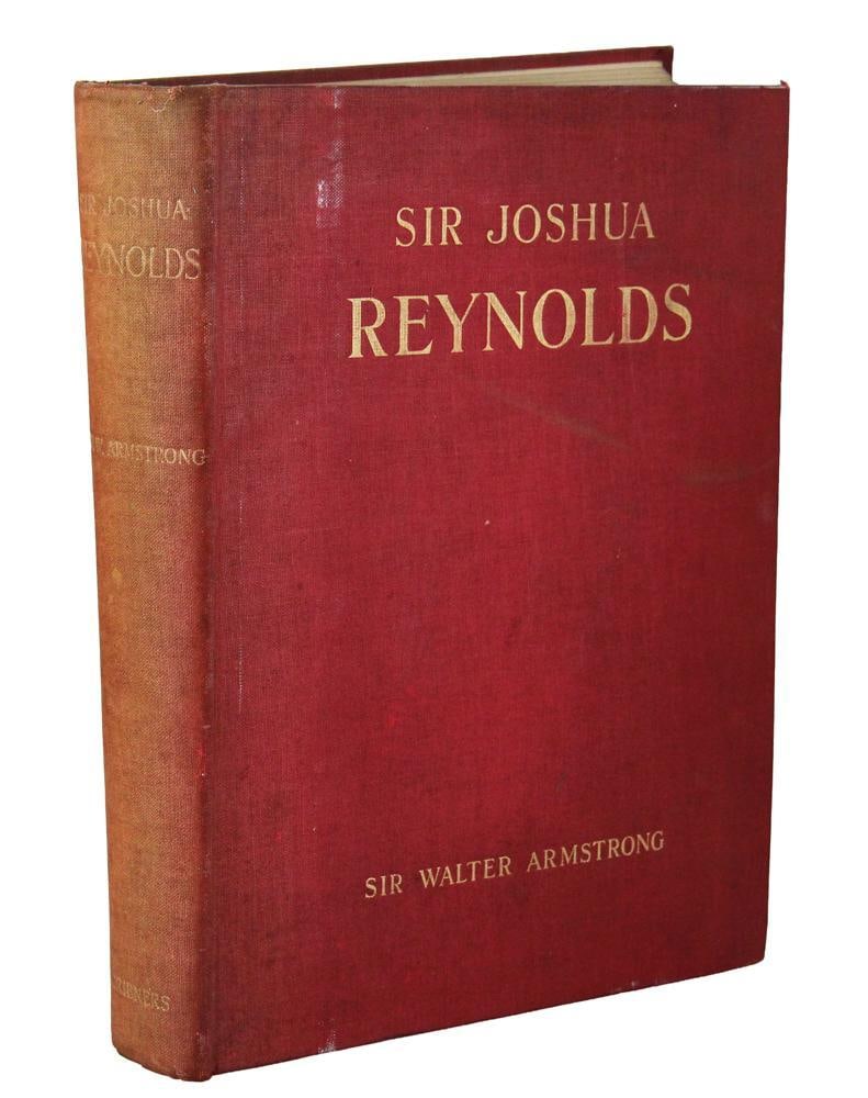 Book by Sir Walter Armstrong, "Sir Joshua Reynolds": Book by Sir Walter Armstrong profiling "Sir Joshua Reynolds". Provenance: Estate of the late Joseph W. Haley, of Pride's Crossing, Massachusetts.