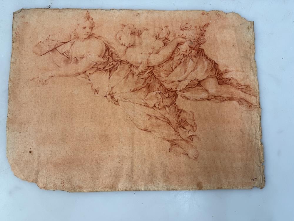 17th/18thC French Drawing - 2