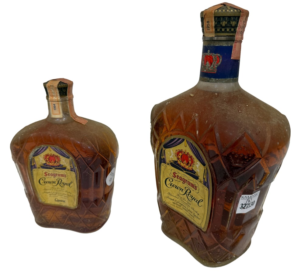 Two Bottles of Seagram's Crown Royal (1 of 4)