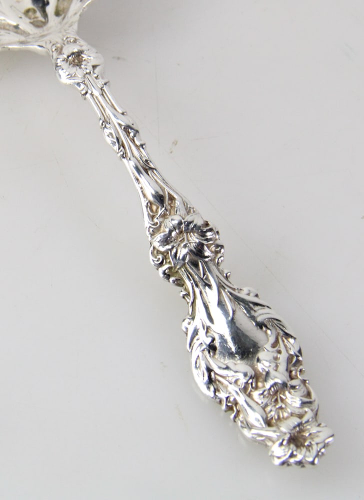 Whiting Sterling Lily Pattern Fish or Pastry Server - 6