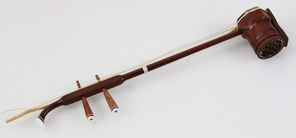 Chinese Miniature Ehru, Stringed Instrument - 4