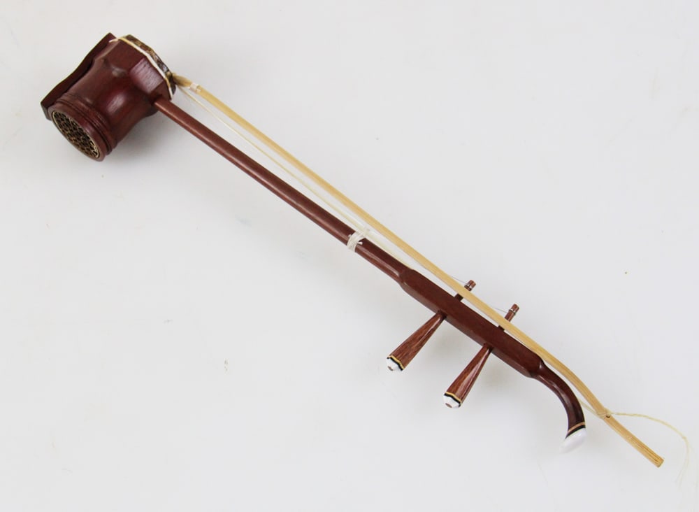Chinese Miniature Ehru, Stringed Instrument - 6