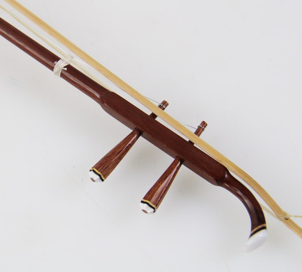Chinese Miniature Ehru, Stringed Instrument - 7