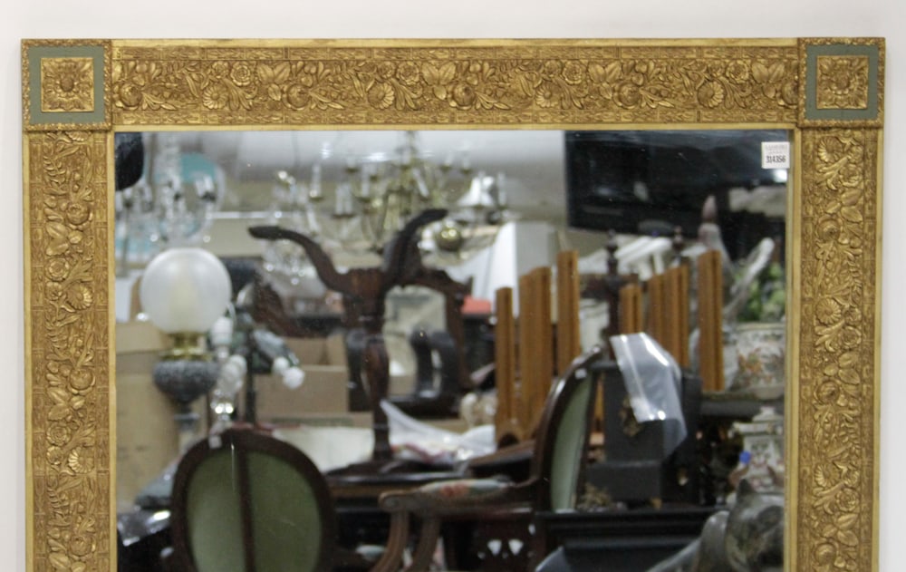 Ornate Gilt-Framed Mirror - 2