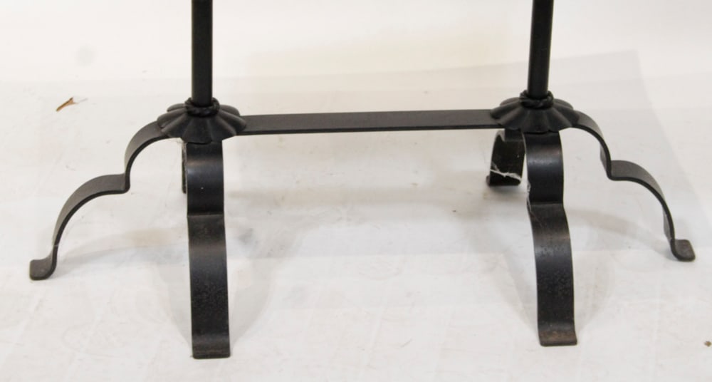 Wrought Iron Tile Top Long Low Table - 3