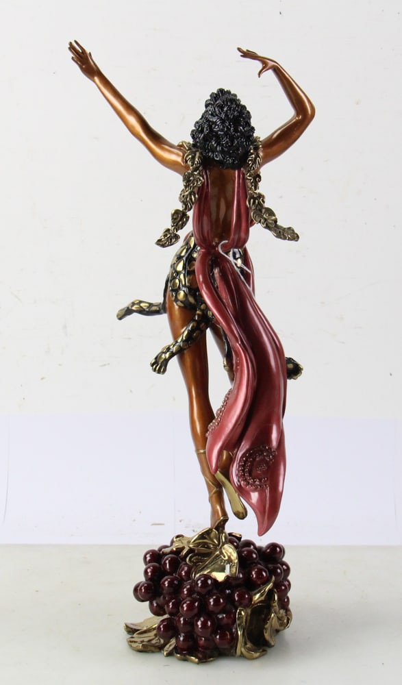 Erte Limited Edition Bronze Sculpture, "Bacchante" - 7