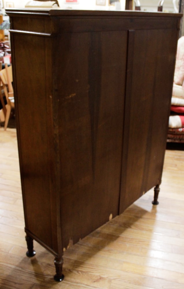 Two-Door Glass Front Bookcase - 5