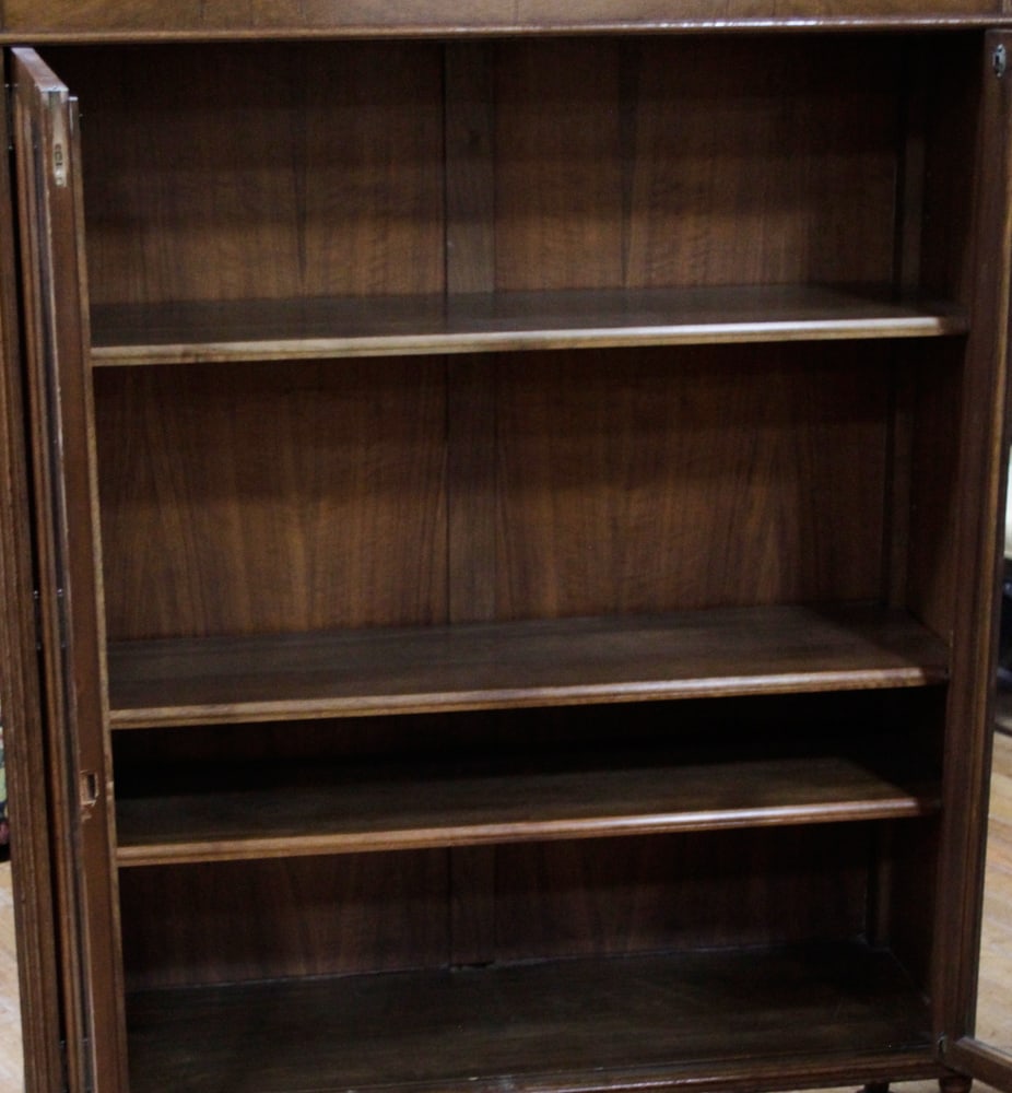 Two-Door Glass Front Bookcase - 7