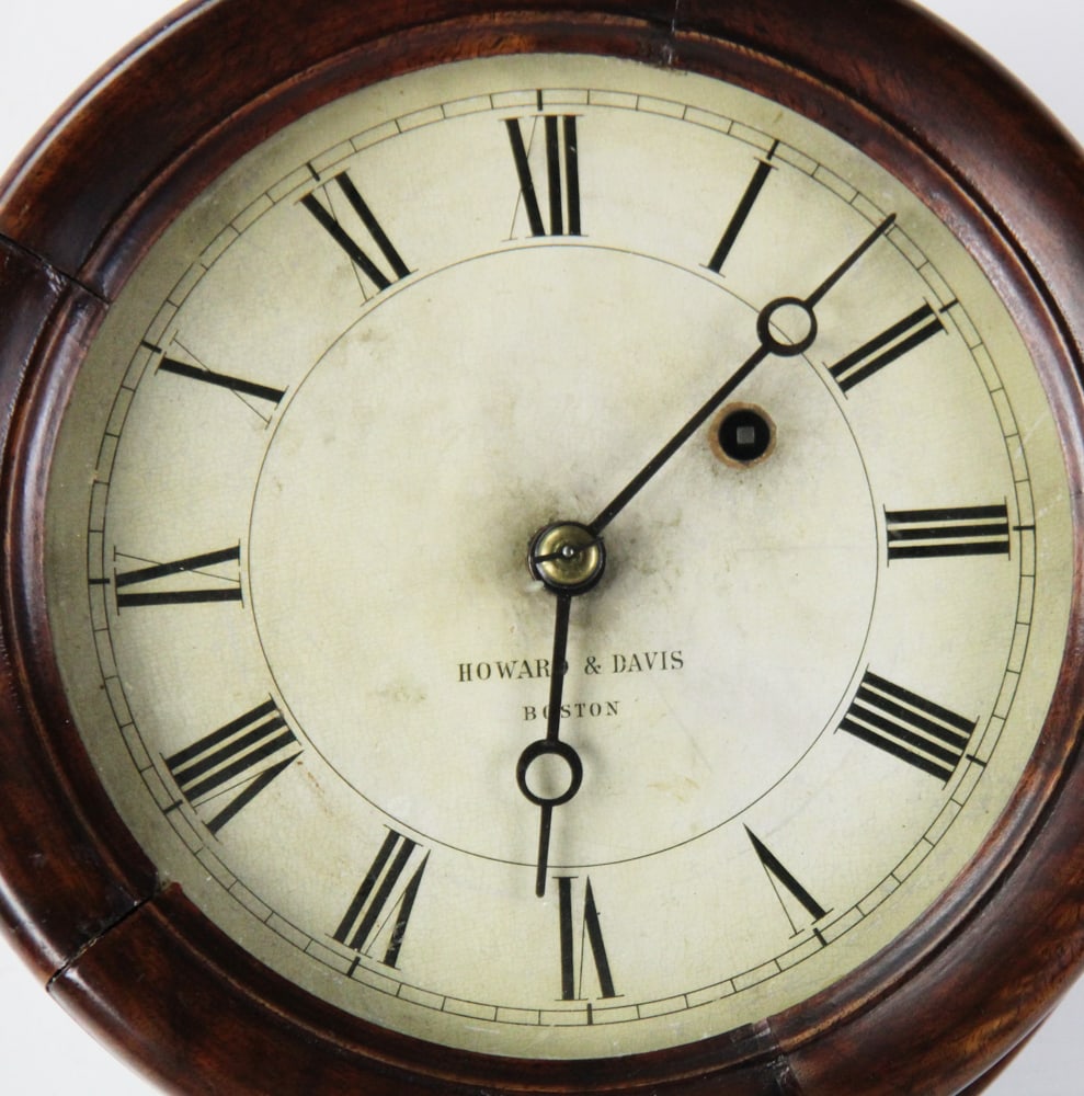 Howard and Davis Banjo Clock, 1840 - 3