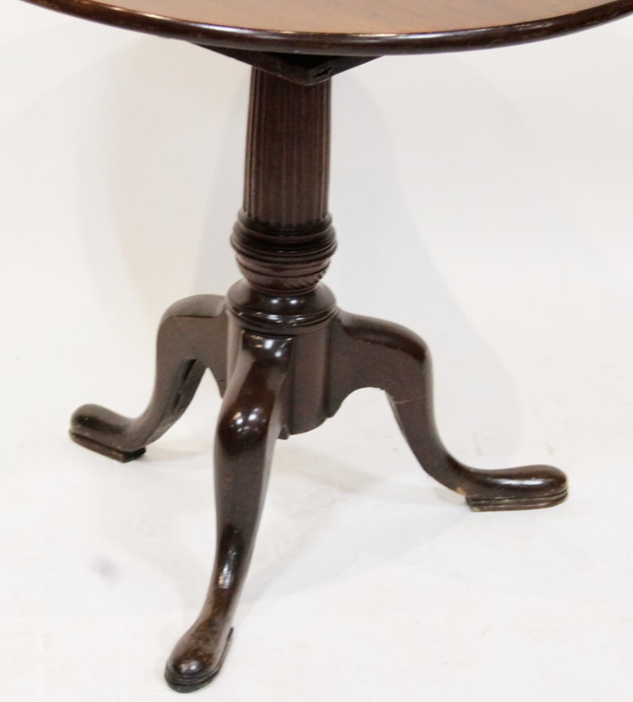 18th/19thC Mahogany Round Tea Table - 2