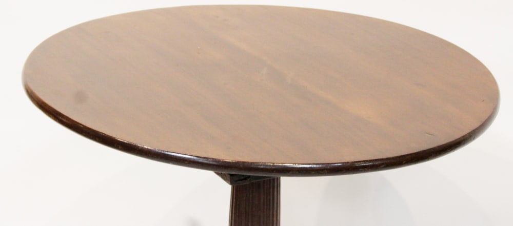 18th/19thC Mahogany Round Tea Table - 4