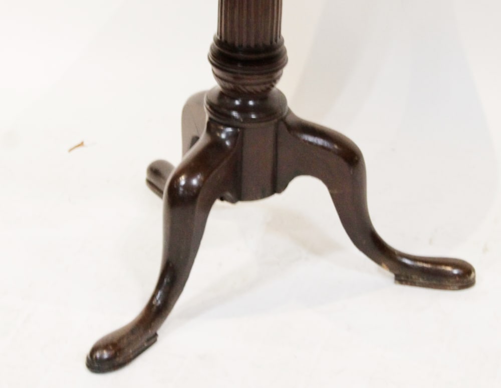 18th/19thC Mahogany Round Tea Table - 5