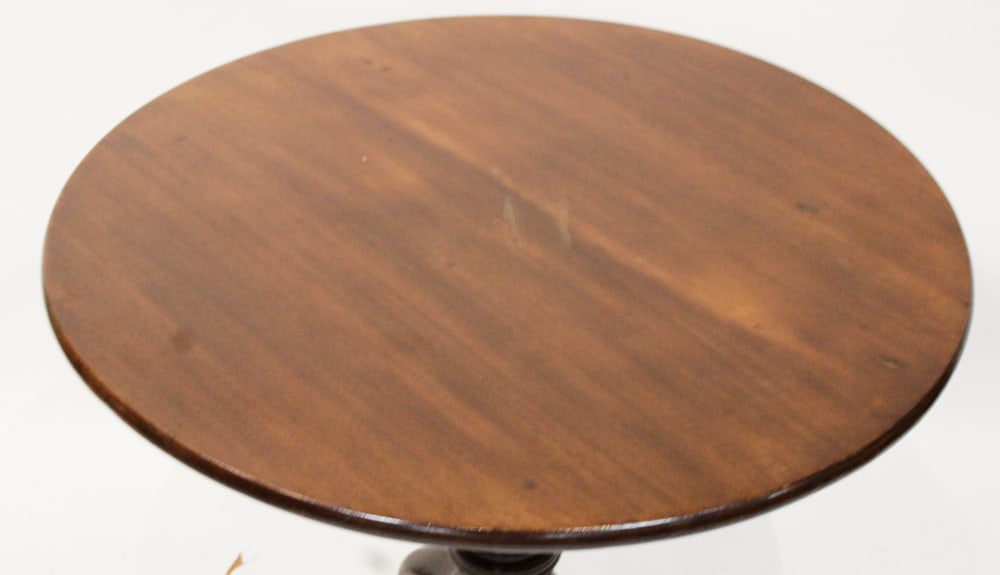 18th/19thC Mahogany Round Tea Table - 7