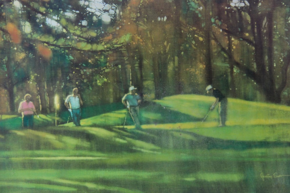 Geoffrey Smith, "Golfing", Print - 3