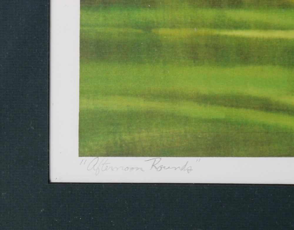 Geoffrey Smith, "Golfing", Print - 7