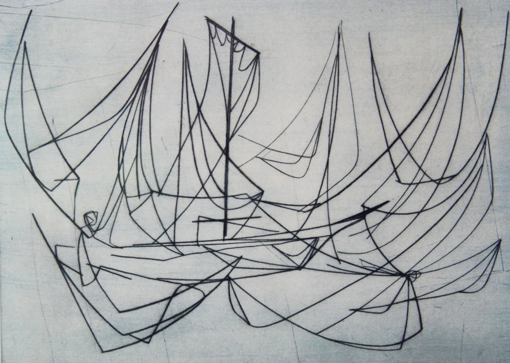 Francis Kelly, "Sargasso", Etching - 3