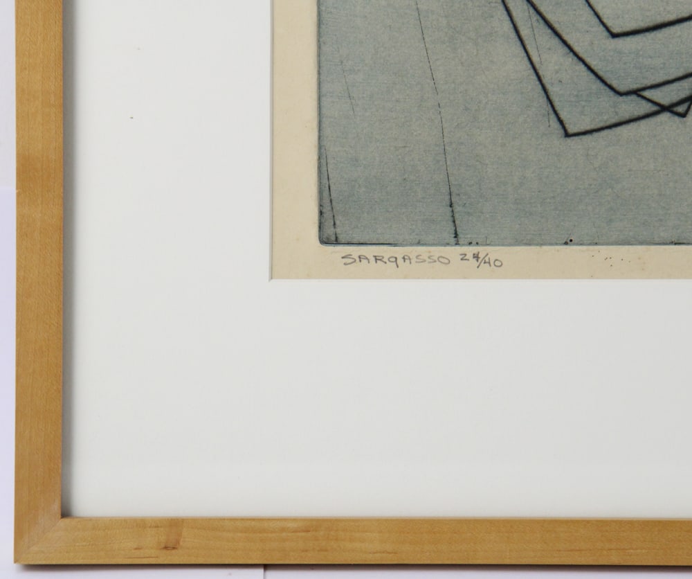 Francis Kelly, "Sargasso", Etching - 6