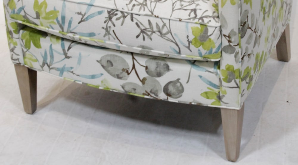 High-Back Upholstered Wing Chair - 6