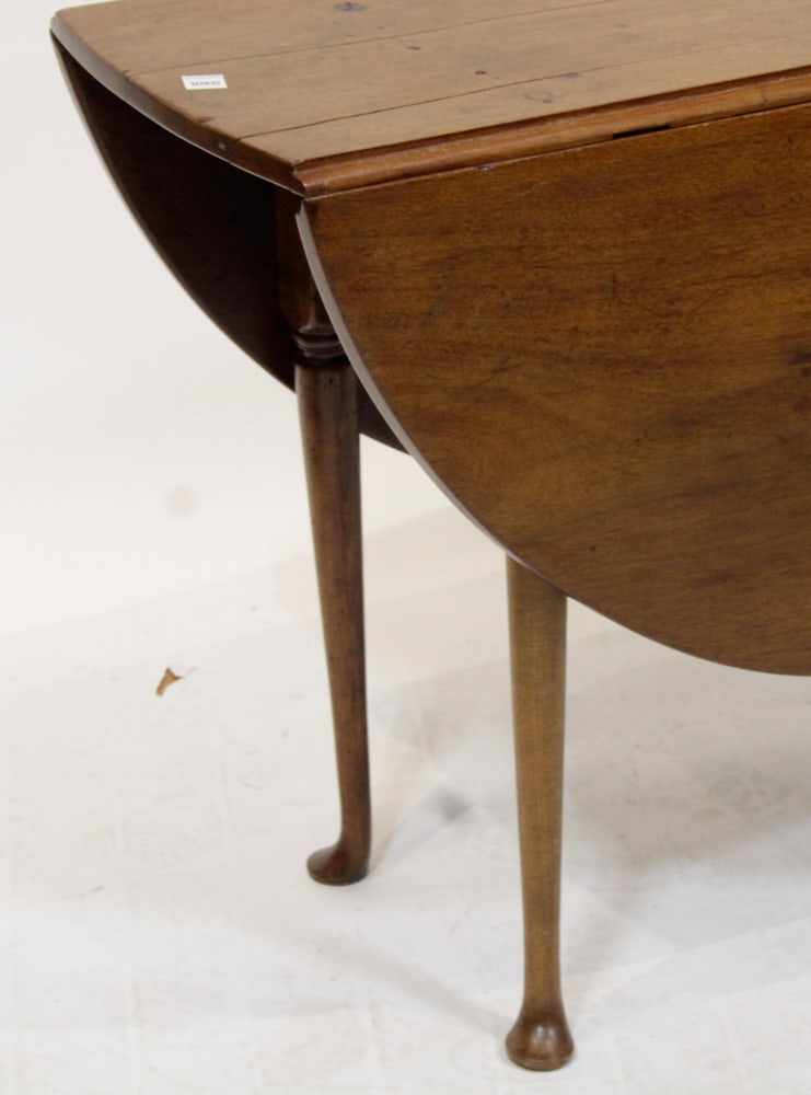 19thC Slipper-Foot Gateleg Table - 2