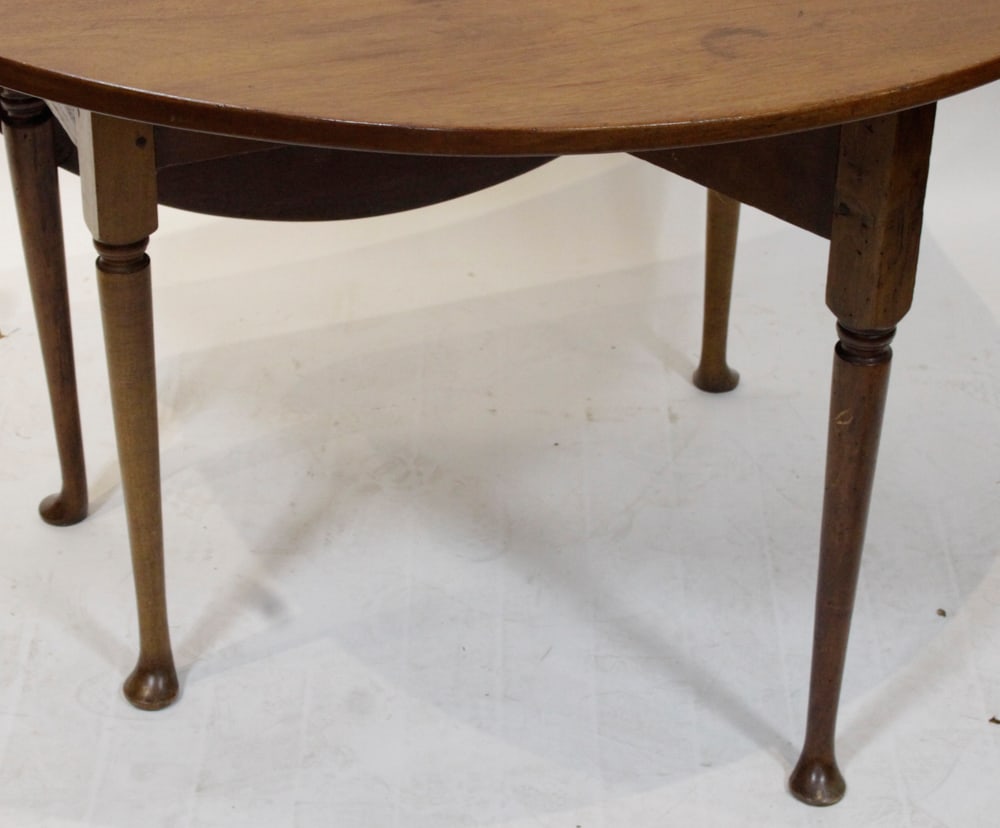 19thC Slipper-Foot Gateleg Table - 5