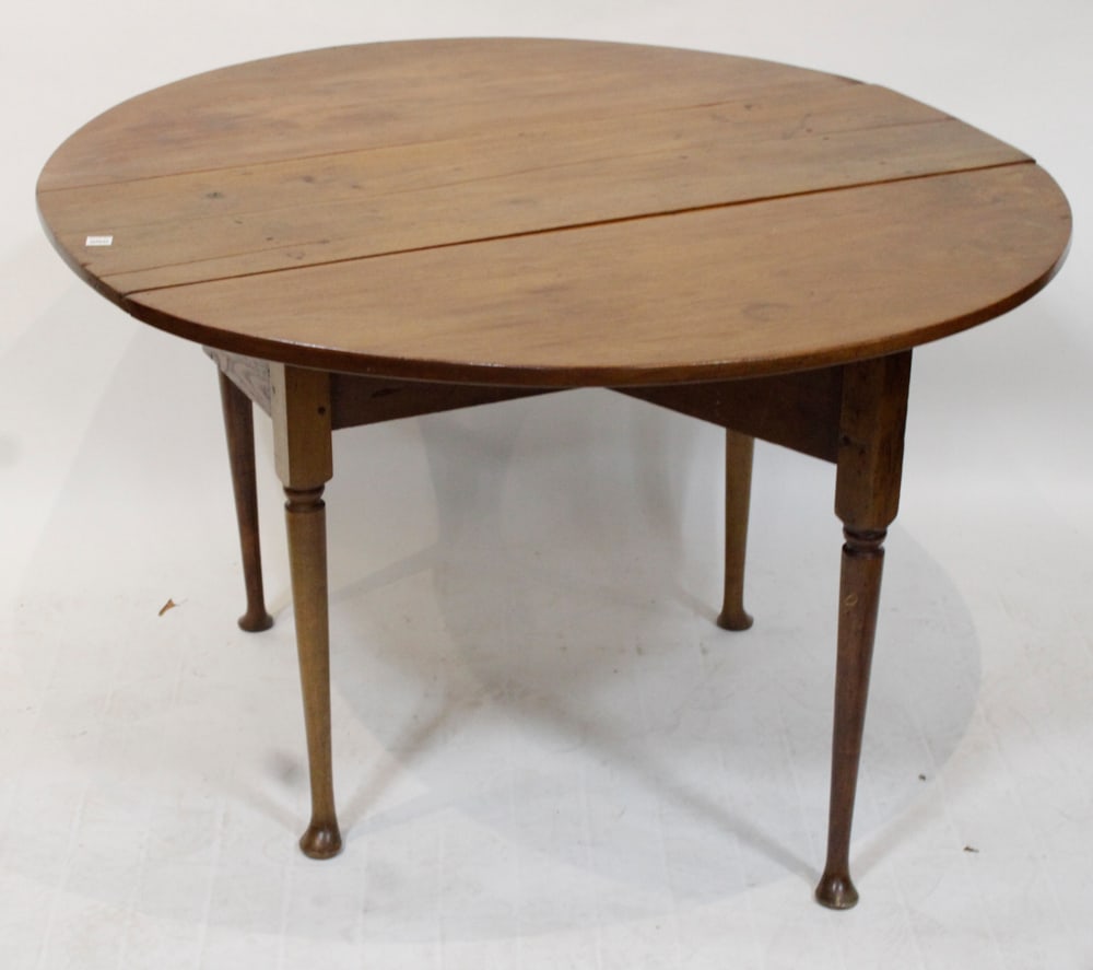 19thC Slipper-Foot Gateleg Table - 6