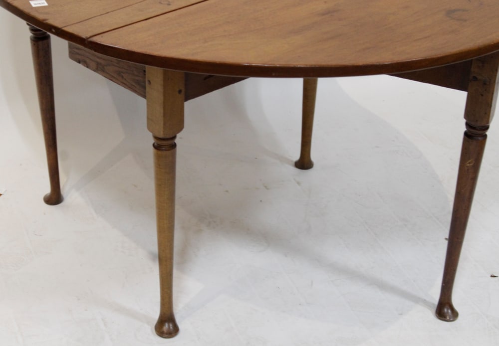 19thC Slipper-Foot Gateleg Table - 8