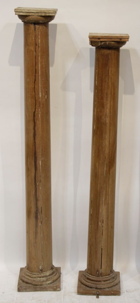 Three Wooden Pillars - 2