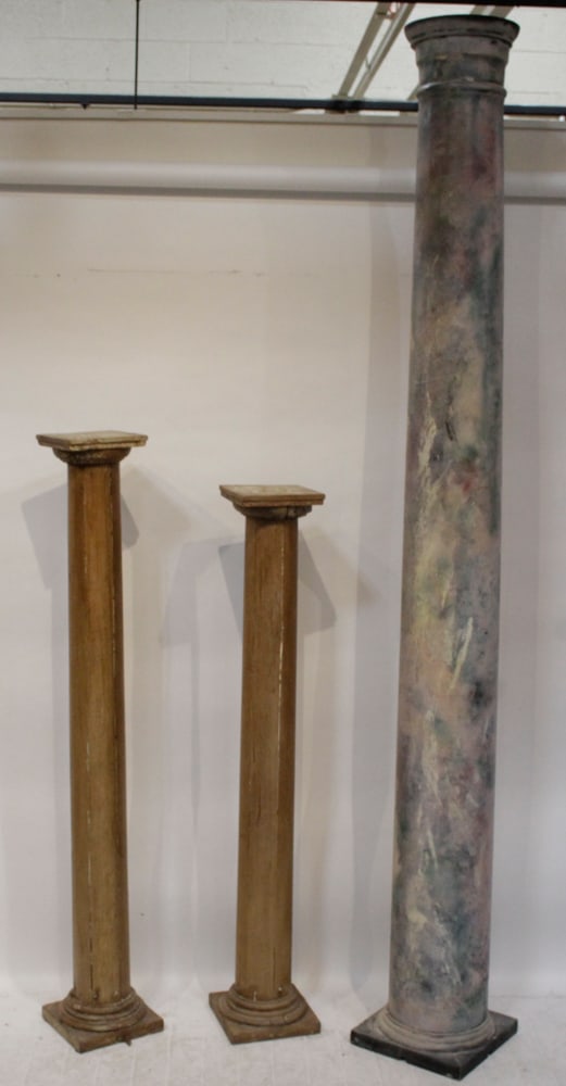 Three Wooden Pillars - 8
