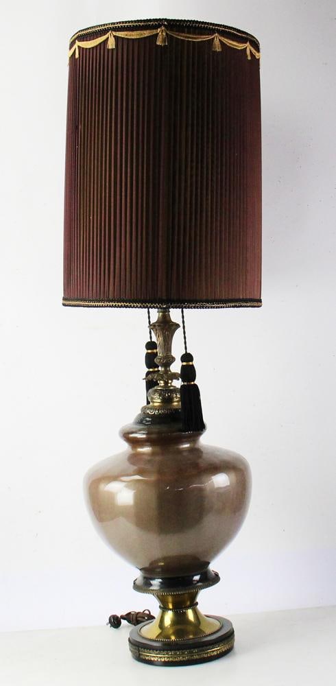 Oversized Vase Mounted as Lamp - 7