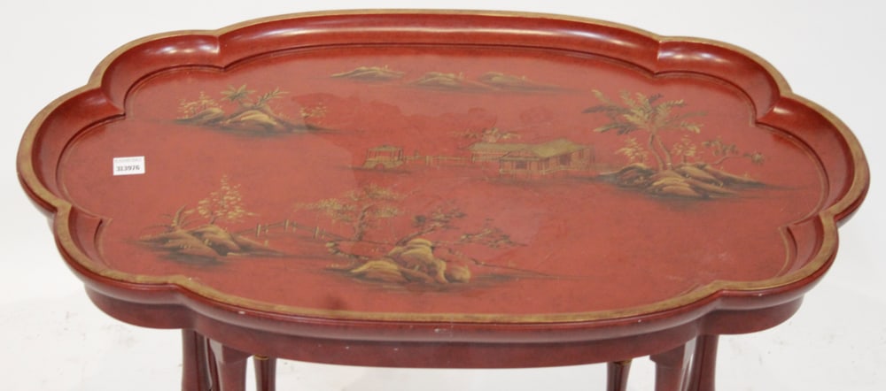 Red Serving Table - 4