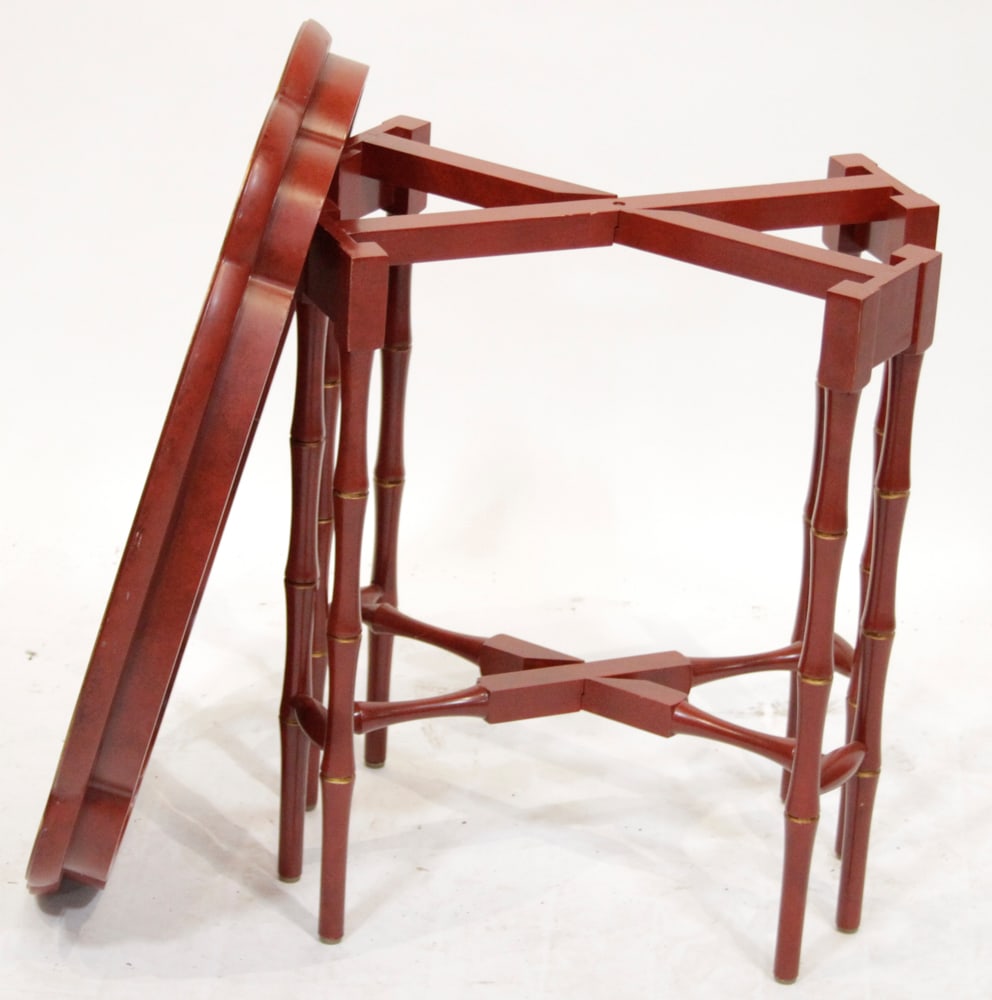 Red Serving Table - 6