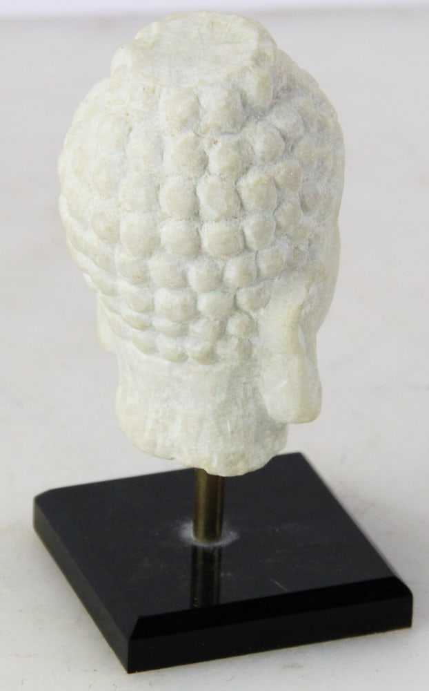 Chinese Marble Head on Stand - 7