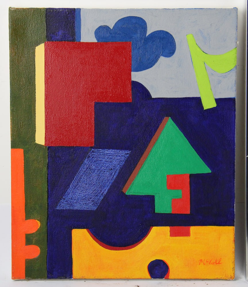 Bruce McColl Abstract, Wolf Kahn Signed Poster - 2